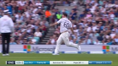 Jarvo 69 Is Back! This Time, As Fast Bowler During IND vs ENG 4th Test 2021 at the Oval (Watch Video)