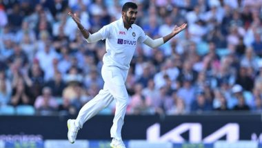 Jasprit Bumrah Yorker Video: Watch Indian Pacer Clean Up Jonny Bairstow With a Superb Delivery on Day 5 of Oval Test