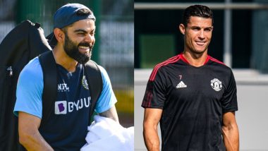 Cristiano Ronaldo and Virat Kohli To Train Together? Manchester United Drops Hint in Response to Lancashire Cricket’s Tweet (Check Posts)