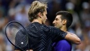 Watch Novak Djokovic and Alexander Zverev&rsquo;s 53-Shot Rally in US Open 2021 Semifinal (Check Video)