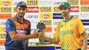 Sri Lanka vs South Africa 2nd T20I 2021 Live Streaming Online on SonyLIV and Sony SIX: Get Free Live Telecast of SL vs SA on TV and Online