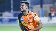 Sunrisers Hyderabad&rsquo;s T Natarajan Tests Positive for COVID-19, DC vs SRH IPL 2021 Match To Go Ahead As Scheduled