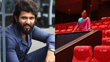 Vijay Deverakonda Wishes Mom Happy Birthday by Sharing Her Picture From His New Multiplex!