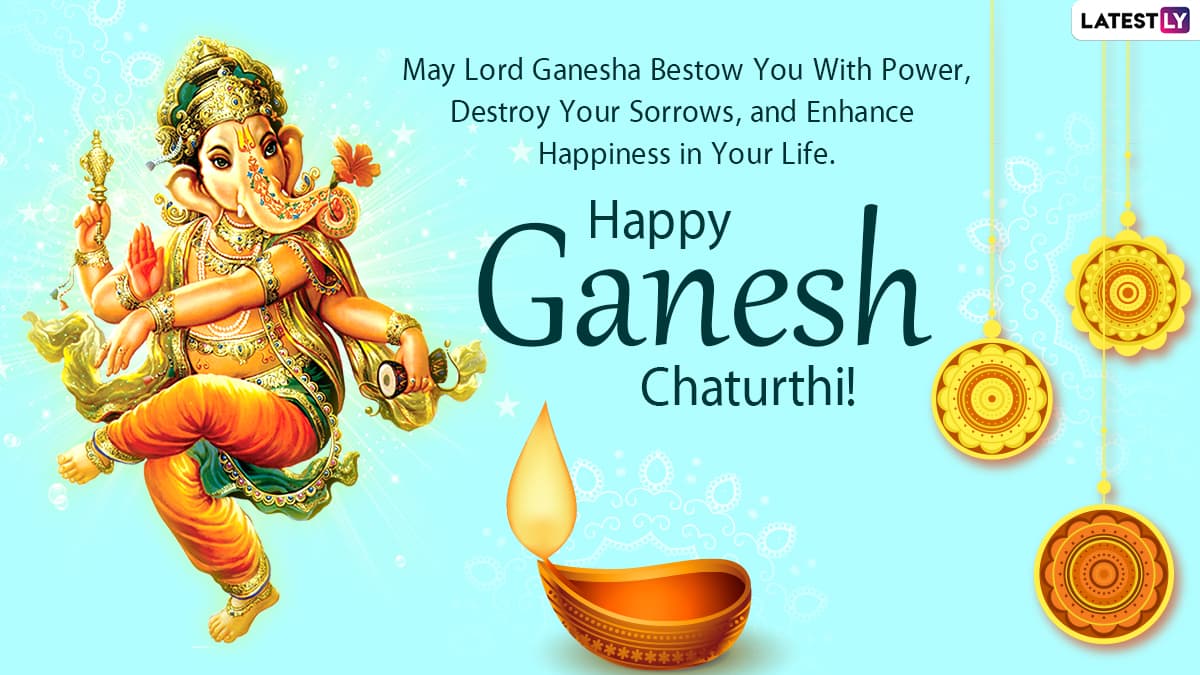 Ganesh Chaturthi 2021 Messages & Greetings: WhatsApp Stickers, SMS, HD  Images, Wallpapers and Quotes To Send Happy Vinayaka Chaturthi Wishes