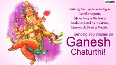 New Ganesh Chaturthi 2021 Messages for Free Download: Vinayaka Chaturthi Images, Status, SMS, Greetings, Wallpapers and GIFs To Send During Ganeshotsav