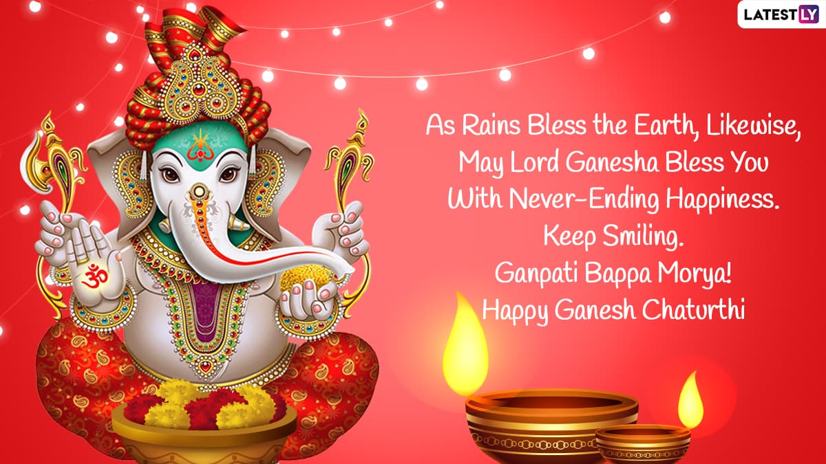 Ganesh Chaturthi 2021 Messages & Greetings: WhatsApp Stickers, SMS, HD  Images, Wallpapers and Quotes To Send Happy Vinayaka Chaturthi Wishes |  ?? LatestLY