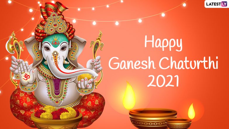 Ganesh Chaturthi 2021 Messages & Greetings: WhatsApp Stickers, SMS, HD Images, Wallpapers and Quotes To Send Happy Vinayaka Chaturthi Wishes