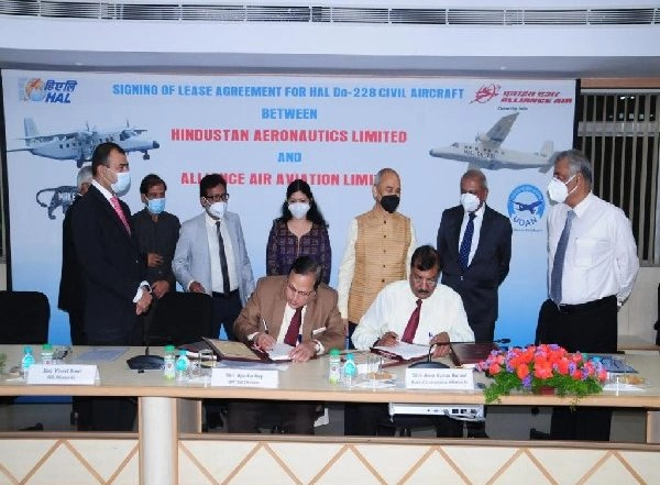 HAL, Air Alliance Sign Lease Agreement to Supply Two Do-228 Aircraft in Arunachal Pradesh