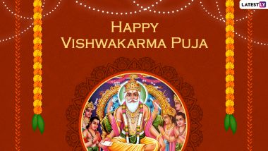 Vishwakarma Puja 2021 Greetings & WhatsApp Status Video: Wishes, Messages and Lord Vishwakarma Photos To Send on The Festival