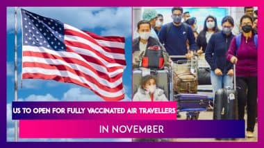 US To Open For Fully Vaccinated Air Travellers In November, For Indians Only Covishield On Approved List