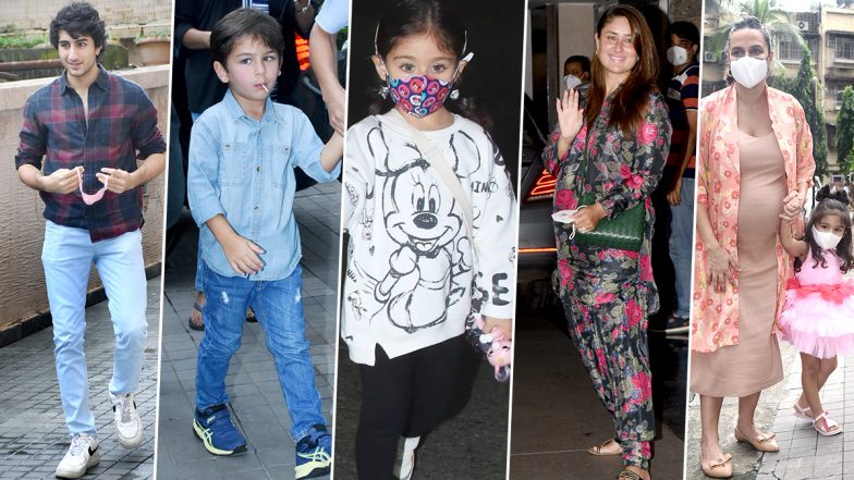 Inaaya Naumi Kemmu Birthday: Taimur Ali Khan, Mehr Dhupia Bedi, Kareena Kapoor Khan and Others Arrive for the Party! (View Pics and Videos)