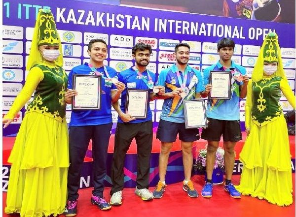 Sports News | Indian Paddlers Siddhesh-Mudit, Snehit-Sudhanshu Win Men's Doubles Bronze at Kazakhstan Int'l Open