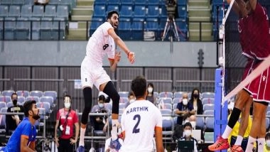 Sports News | Asian Volleyball: Indian Men's Lose Opening Match Against Bahrain