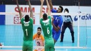 Sports News | India Beat Saudi Arabia for Third Straight Win at Asian Volleyball C'ship