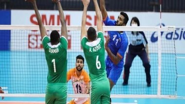 Sports News | India Beat Saudi Arabia for Third Straight Win at Asian Volleyball C'ship