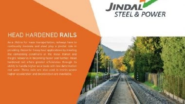 Business News | JSPL Upgrades Rail Inspection Line with Cutting-edge Automation Tech