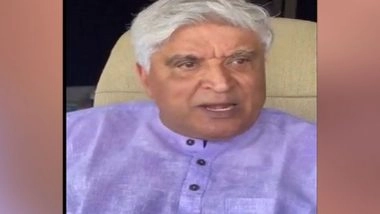 India News | Thane Court Notice to Javed Akhtar in Defamation Suit over Alleged Comparison of RSS, VHP with Taliban