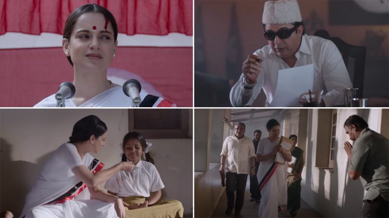 Thalaivii Song Hai Kamaal Out! Kangana Ranaut As Jayalalithaa Showcases Amma’s Early Days in Politics (Watch Video)