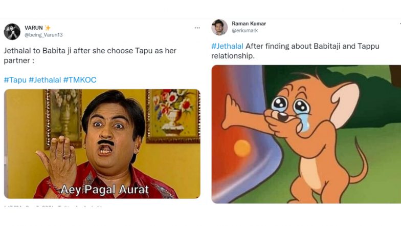 Jethalal Funny Memes Go Viral Amid TMKOC ‘Babita-Tapu’ Aka Munmun Dutta and Raj Anadkat Relationship Rumours, Check Hilarious Jokes and Twitter Reactions!