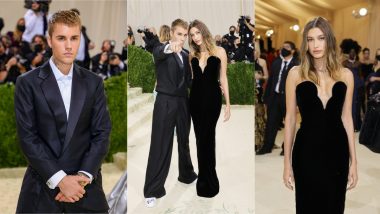 Justin Bieber, Wife Hailey Baldwin Twin in Black at Met Gala 2021 Red Carpet (View Stylish Couple's Pics & Video)