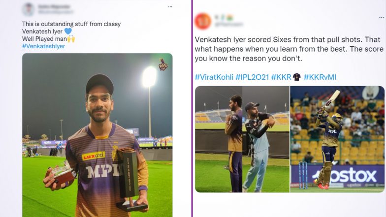 Venkatesh Iyer Draws Praises After KKR vs MI IPL 2021, Twitterati Laud Batsman For Remarkable Innings