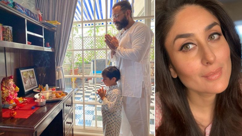 Kareena Kapoor Khan Shares a Glimpse of Her Ganesh Chaturthi Celebrations With ‘Loves’ of Her Life
