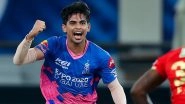 IPL 2021: Former Cricketers and Peers Applaud Kartik Tyagi for His Final Over Heroics in RR vs PBKS Match