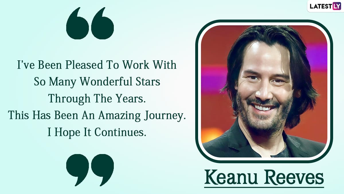 Keanu Reeves Birthday Special: 10 Inspiring Quotes by the John Wick ...