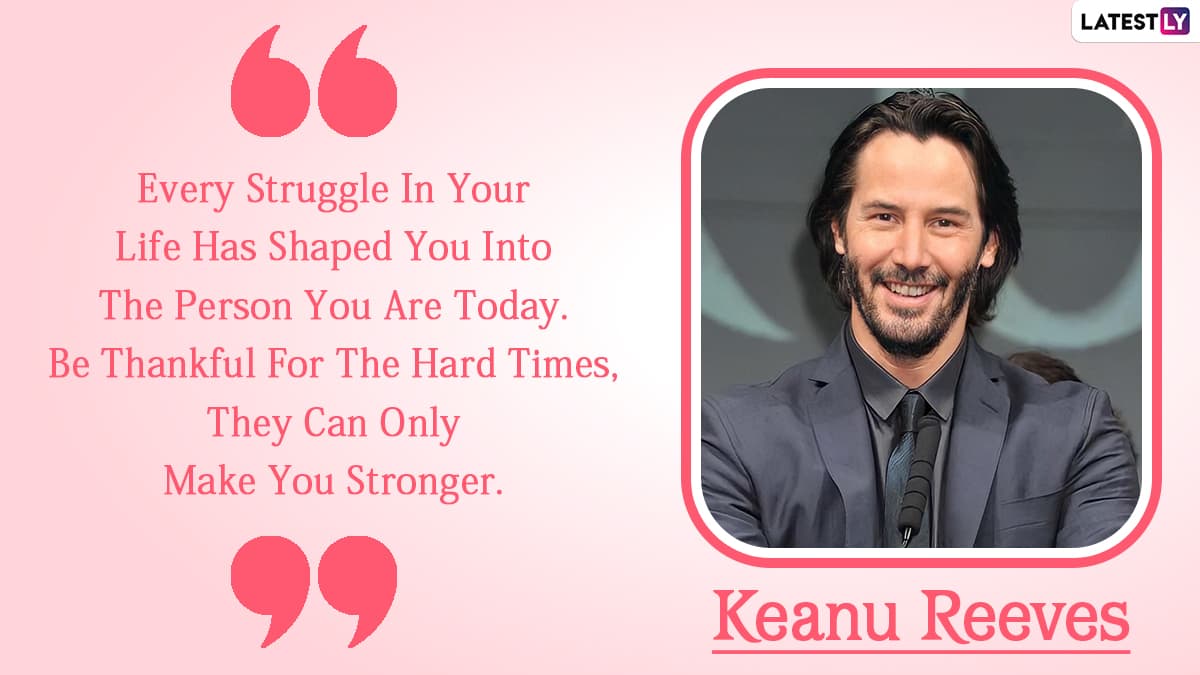 Keanu Reeves Birthday Special: 10 Inspiring Quotes by the John Wick ...