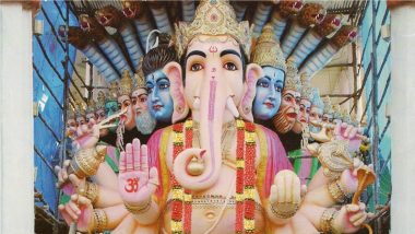 Khairatabad Ganesh Idol Live Darshan & Ganesh Utsavalu 2021 Streaming Online: Here’s How You Can Watch the Ganesh Chaturthi Celebrations From Hyderabad