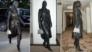 Kim Kardashian Opts for a Head-to-Toe Leather Outfit by Balenciaga in NYC; Not To Miss Her Face Mask (View Pics)