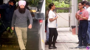 Laal Singh Chaddha: Kareena Kapoor Khan and Aamir Khan Clicked on Sets of the Film; Check Out the Pics!