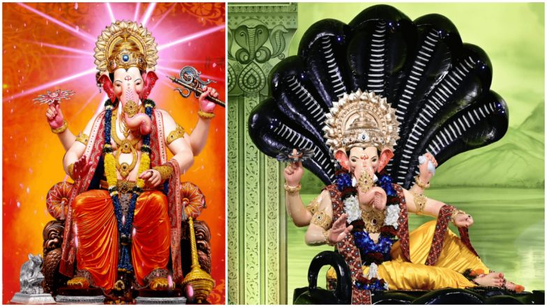 Lalbaugcha Raja 2021 Live Mukh Darshan & Aarti From Mumbai Day 5: Watch Live Streaming of Celebrations at Mumbai's Famous Pandal on Fifth Day of Ganeshotsav