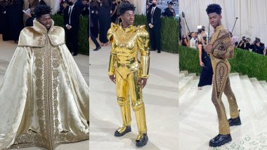 Met Gala 2021: Lil Nas X's Epic Outfit Changes Remind Everyone Of Lady Gaga's Multiple Looks in 2019 Edition (View Pics)