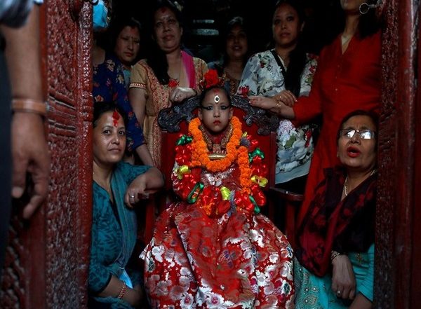 Kumari Puja 2021: Young Girls Worshipped in Nepal During Traditional Celebrations