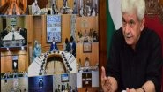 India News | LG Manoj Sinha Reviews Covid Situation in J-K, Says We Must Not Let Our Guard Down