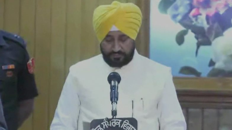 Charanjit Singh Channi Takes Oath as 16th Chief Minister of Punjab