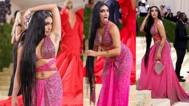 Madonna's Daughter Lourdes Leon Flaunts Armpit Hair in Hot Pink Moschino Dress at Met Gala 2021 (View Pics)