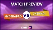 SRH vs CSK Preview: Likely Playing XIs, Key Battles, Head to Head and Other Things You Need To Know About VIVO IPL 2021 Match 44