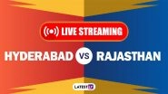 SRH vs RR, IPL 2021 Live Cricket Streaming: Watch Free Telecast of Sunrisers Hyderabad vs Rajasthan Royals on Star Sports and Disney+Hotstar Online