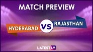 SRH vs RR Preview: Likely Playing XIs, Key Battles, Head to Head and Other Things You Need To Know About VIVO IPL 2021 Match 40