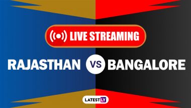 RR vs RCB, IPL 2021 Live Cricket Streaming: Watch Free Telecast of Rajasthan Royals vs Royal Challengers Bangalore on Star Sports and Disney+ Hotstar Online