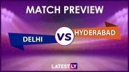 DC vs SRH Preview: Likely Playing XIs, Key Battles, Head to Head and Other Things You Need To Know About VIVO IPL 2021 Match 33