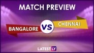 RCB vs CSK Preview: Likely Playing XIs, Key Battles, Head to Head and Other Things You Need To Know About VIVO IPL 2021 Match 35