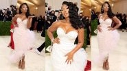 Megan Thee Stallion Arrives at Met Gala 2021 as a Movie Starlet Straight Out of the 1950s, View Pics and Video
