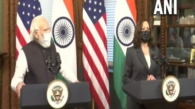 World News | PM Modi Holds First In-person Meeting with US Vice President Kamala Harris
