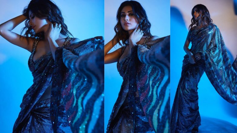 Mouni Roy Looks Glam in Sequined Saree, Oozes Chic Style in New Photoshoot Pictures