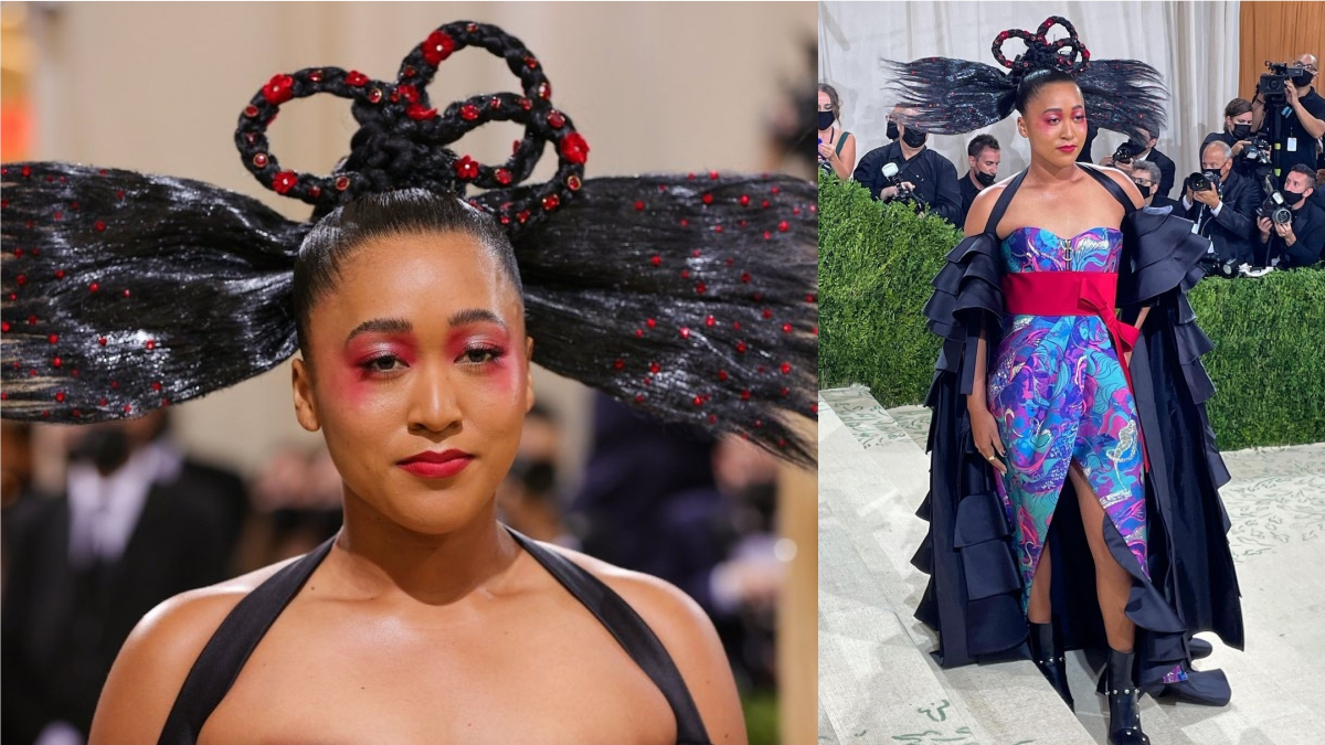 Naomi Osaka's Met Gala Vuitton Look Pays Homage to Her Roots