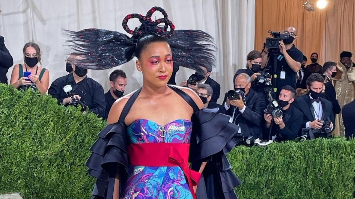 Naomi Osaka shows off stunning new look at Met Gala after 2021 US Open
