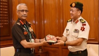 World News | Nepali Army DG Military Training and Doctrine Shrestha Calls on Army Chief Naravane